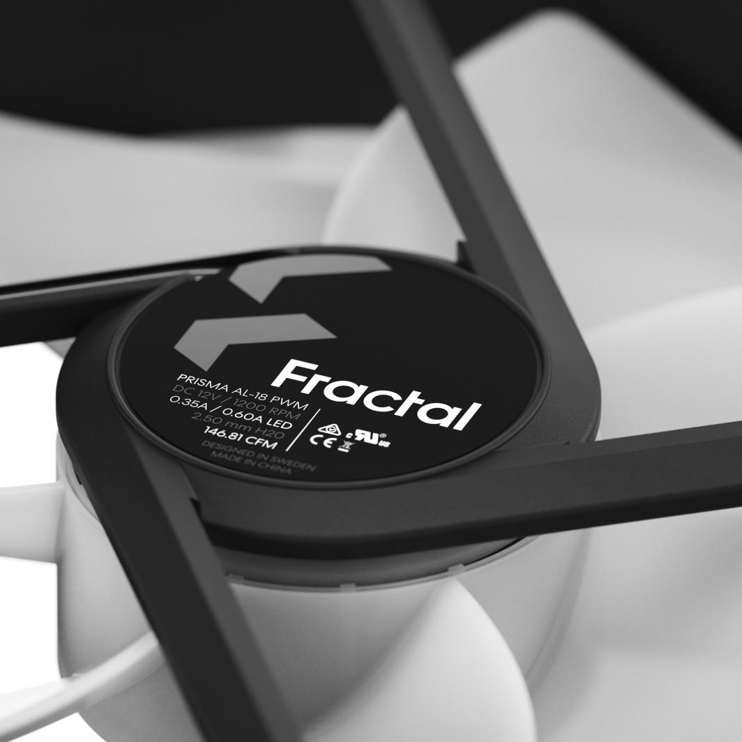 Ftohës Fractal Design Prisma AL-18 PWM (FD-FAN-PRI-AL18-PWM), 180 mm