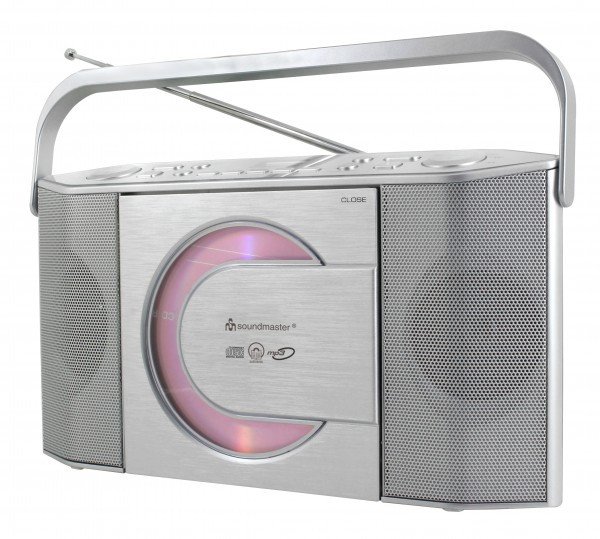 Radio CD player Soundmaster RCD1755SI, FM stereo, CD MP3, argjendtë