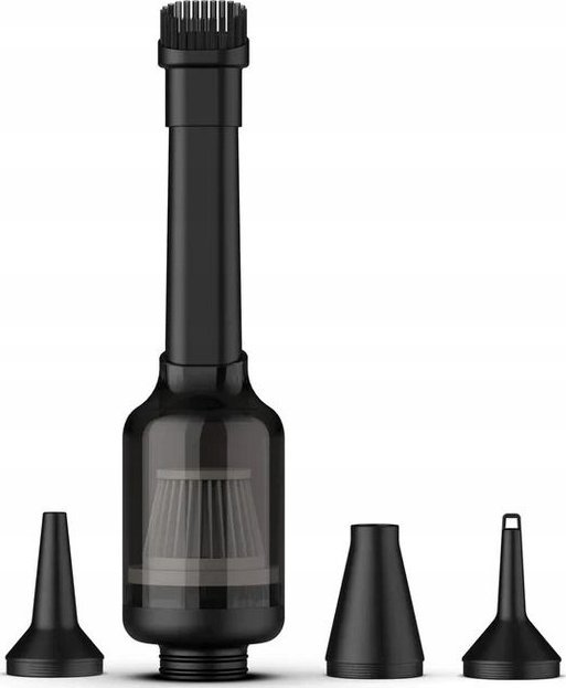 Set aksesorësh Ulanzi për fryrës ajri Multifunctional Air Duster, 3 gryka, furçë me enë pluhuri, i zi