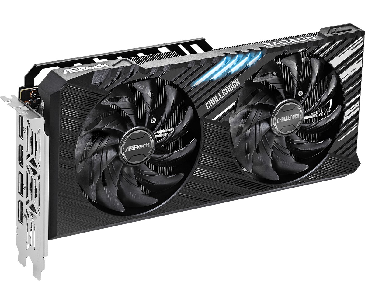 Kartë grafike ASRock Challenger AMD Radeon RX 7600 XT, 16 GB GDDR6
