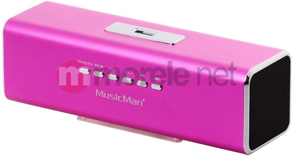 Soundstation MusicMan MA - USB/MP3/TF, rozë