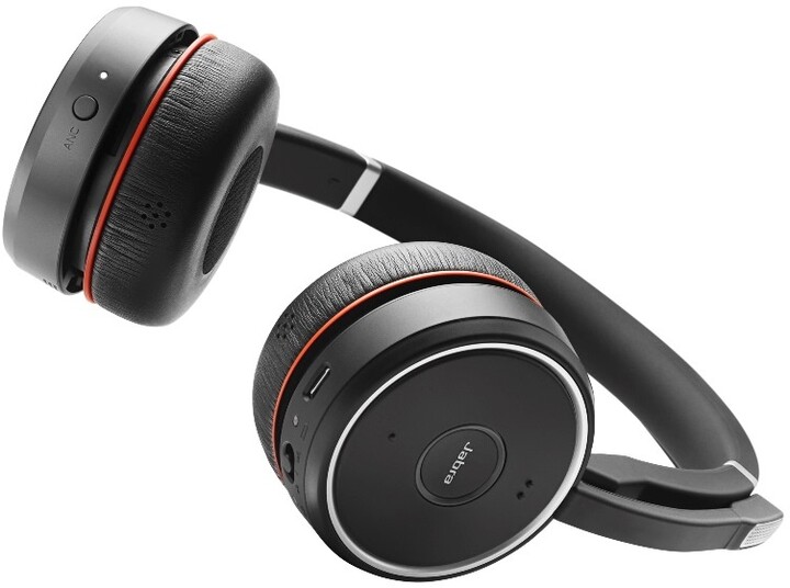 Kufje Jabra Evolve 75, Duo, USB-BT, me mbajtëse, të zeza
