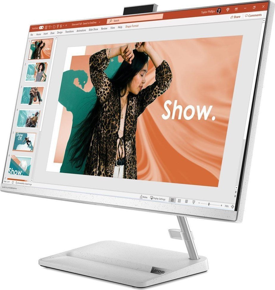 Kompjuter IdeaCentre AIO 3 27IAP7, 27", Intel Core i7, 16GB RAM, 1TB SSD, Intel UHD Graphics, i bardhë