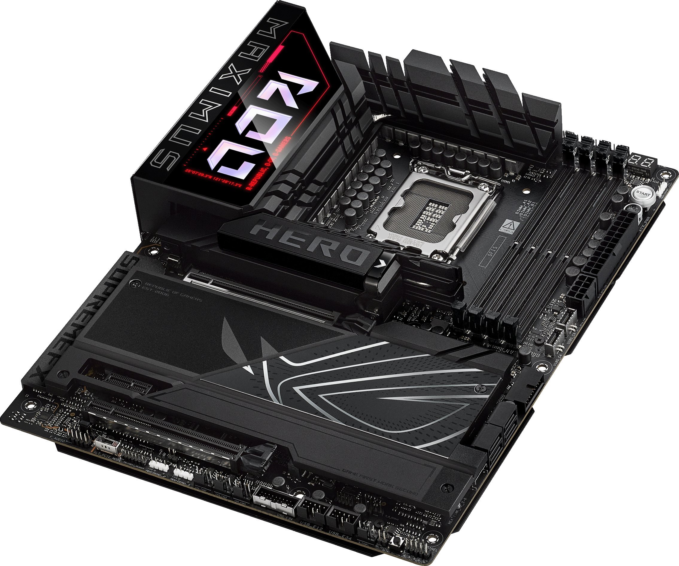 Pllakë amë ASUS ROG Maximus Z890 Hero, LGA 1851, DDR5, ATX, e zezë