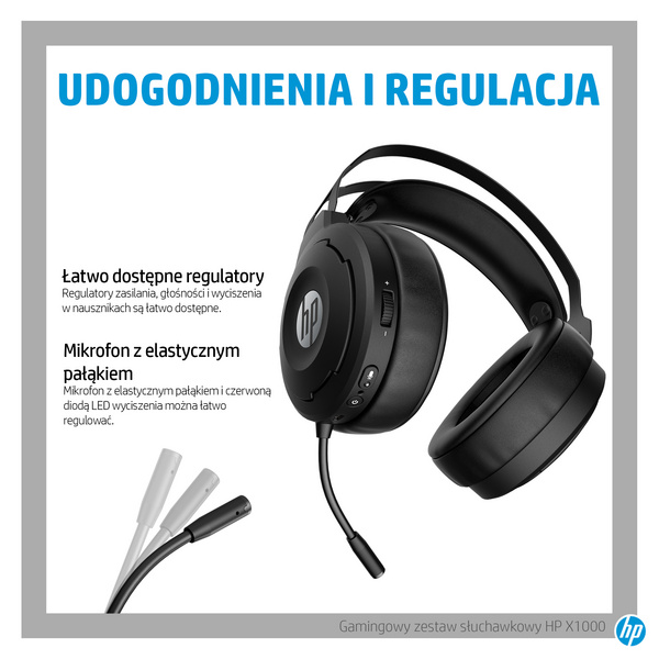 Kufje HP X1000, të zeza