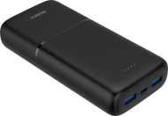 Karikues portativ Deltaco PB-C1008, 20000mAh, 3 porta, i zi