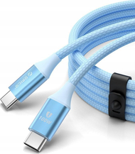 Kabllo Orico CDX, USB C në USB C, 100W 5A, 1m, blu