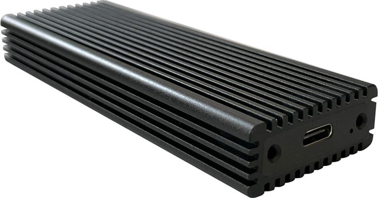 Kuti eksterne SSD LC-Power LC-M2-C-MULTI, M.2 NVMe SATA, USB-C 3.2 Gen 2, argjendtë
