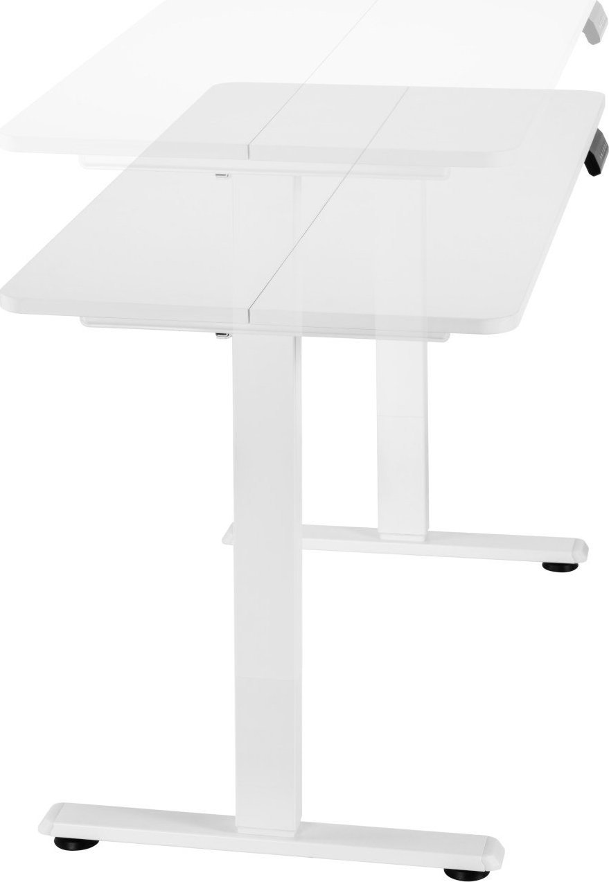 Tavolinë elektrike Mozos ED PRO WH, 120x60 cm, lartësi e rregullueshme, e bardhë