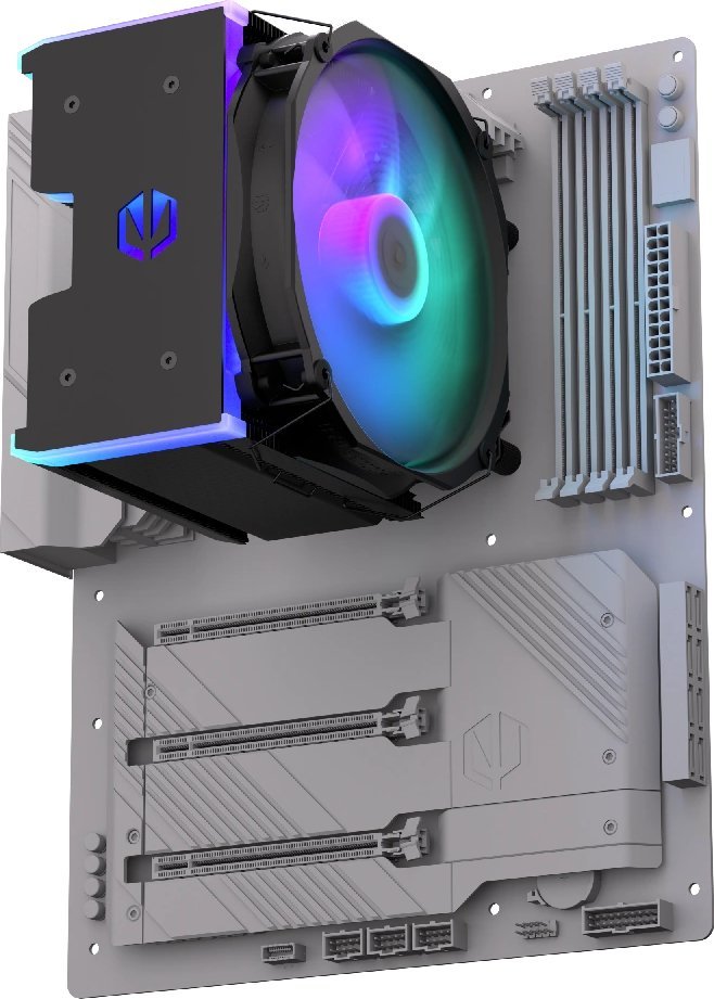Ftohës për CPU Endorfy Fortis 5 Black ARGB, 140mm, i zi