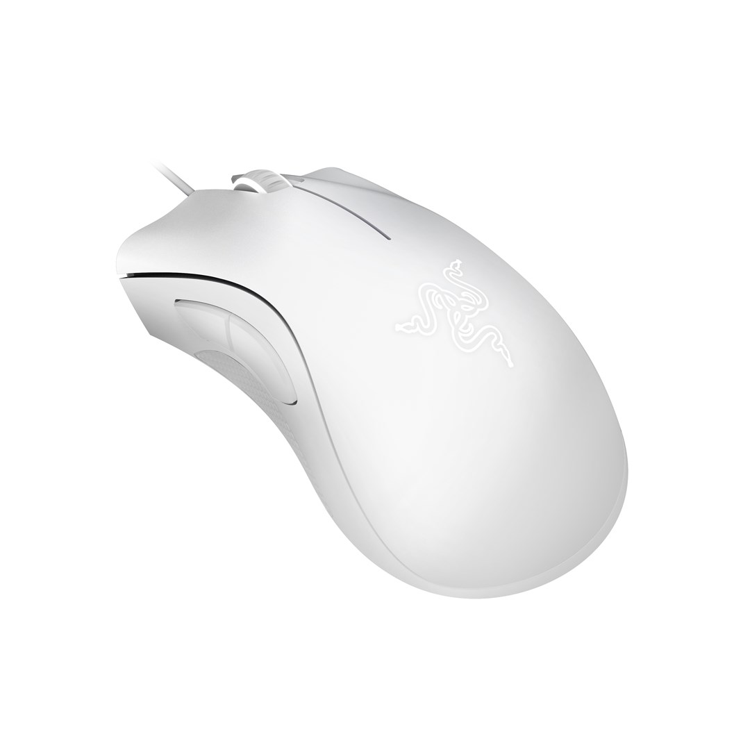 Maus lojërash Razer DeathAdder Essential, 6400 DPI, 5 butona, i bardhë