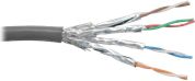 Kabllo rrjeti InLine Cat.6, S/FTP PIMF, 100m, gri