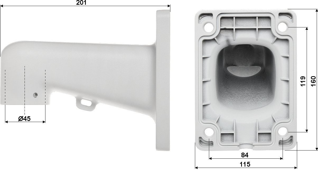 Kamerë IP PTZ Dahua Technology DH SD5A445GB HNR, 4MP, zmadhim optik 45x, e bardhë