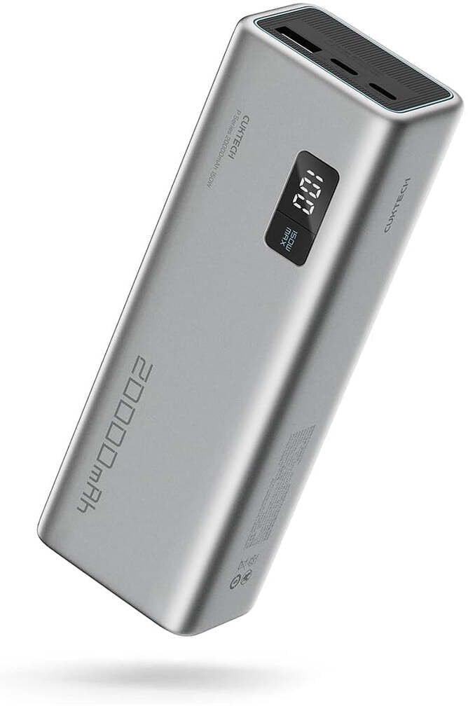 Power bank O2W Selection Cuktech 15 PB200P, 20000mAh, 150W, gri