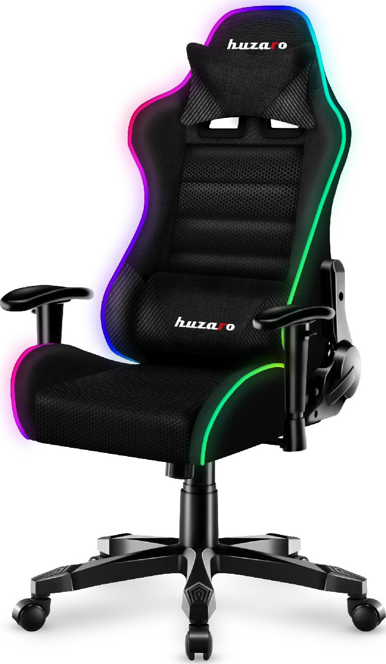 Karrige gaming për fëmijë Huzaro Ranger 6.0 RGB Mesh, ergonomike, me ndriçim RGB, shumëngjyrëshe