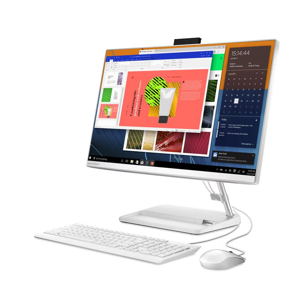 Kompjuter Lenovo PC AIO IdeaCentre 3 24ALC6, 23.8", AMD Ryzen 7 7730U, 16GB RAM, 512GB SSD, Integrated AMD Radeon Graphics, i bardhë