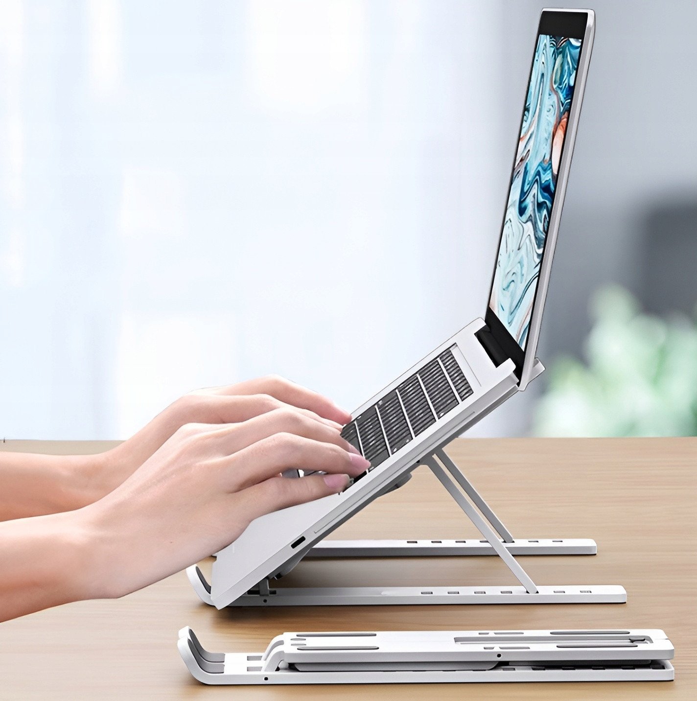 Stendë alumini për laptop Bounn LS37, për 13", gri