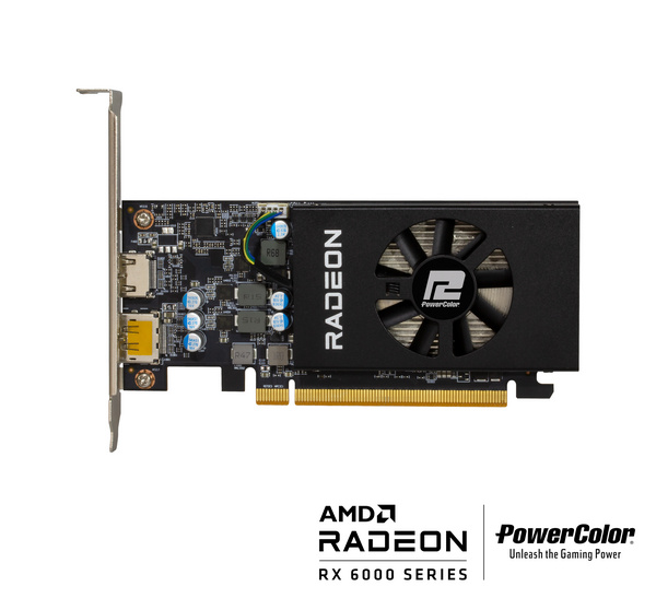 Kartelë grafike PowerColor AMD Radeon™ RX 6400 Low Profile, 4GB GDDR6