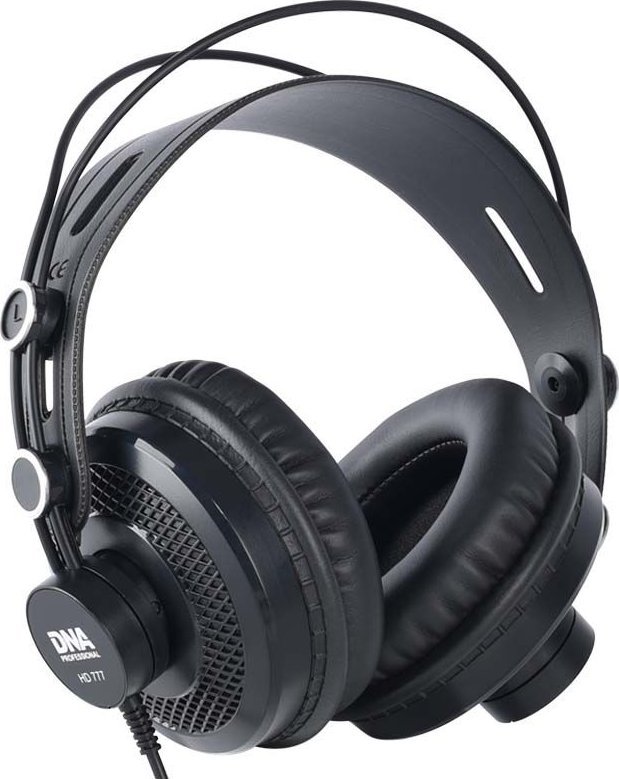 Kufje studio DNA HD777, 53mm, të hapura rrethveshi, të zeza