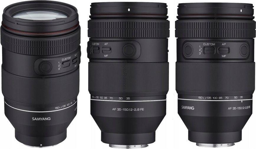 Objektiv Samyang AF 35-150mm F2-2.8, Sony FE, full frame, i zi