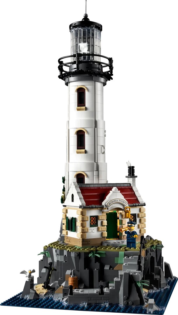 Set ndërtimi LEGO Ideas Motorized Lighthouse 21335, motor i motorizuar, mbi 2000 pjesë, shumëngjyrësh