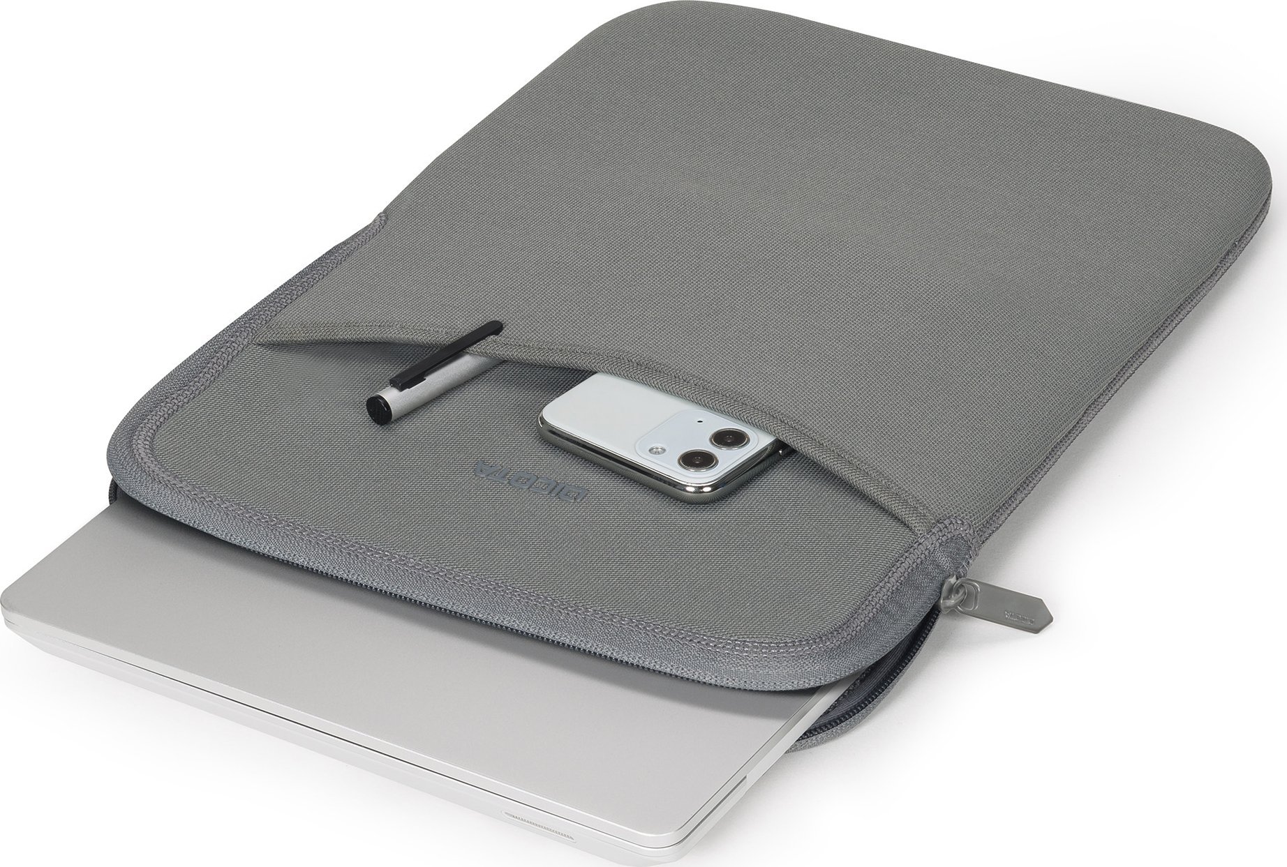 Торба за лаптоп Dicota Case Eco Slim L за Microsoft Surface Laptop, 15.6\", сива