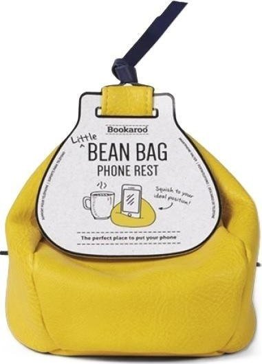 Jastëk mbajtës telefoni Bookaroo Little Bean Bag, i verdhë