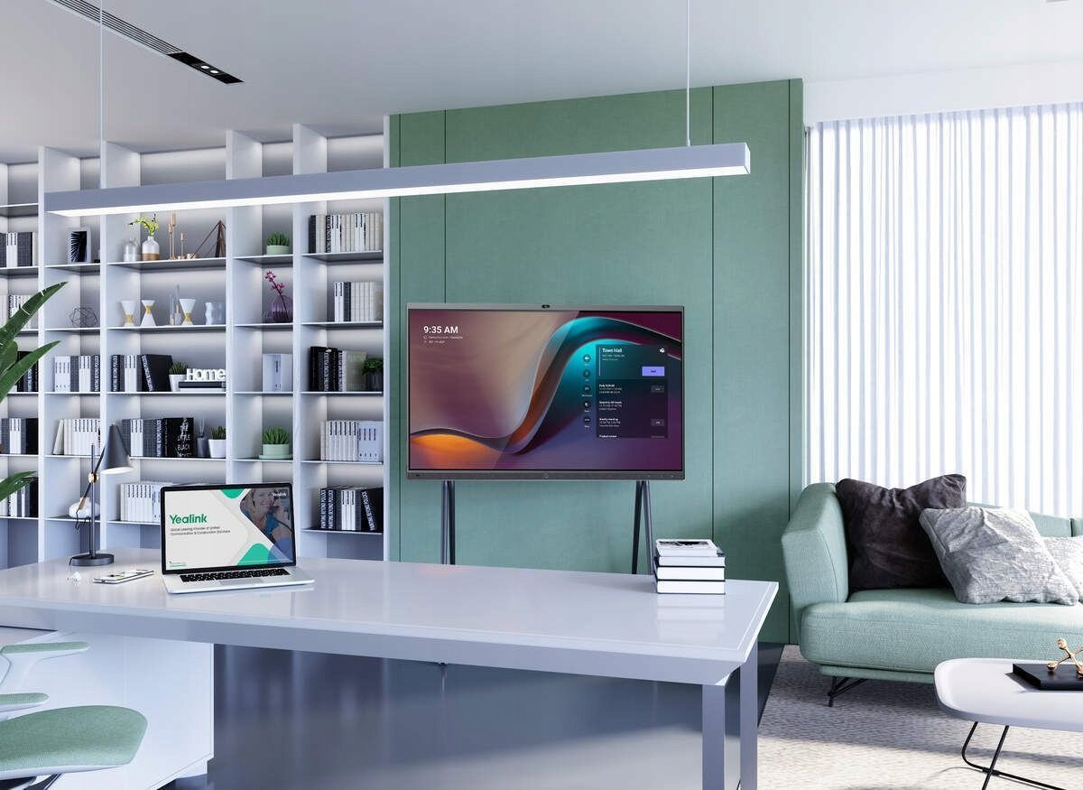 Panel bashkëpunues Yealink MeetingBoard MB65-A001, 65", 4K, për salla të vogla dhe mesatare