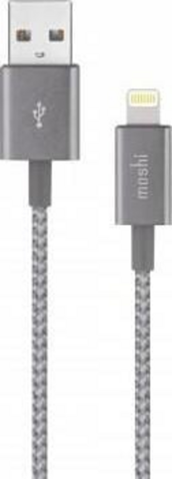 Kabllo USB Moshi USB A në Lightning, 1.2m, gri