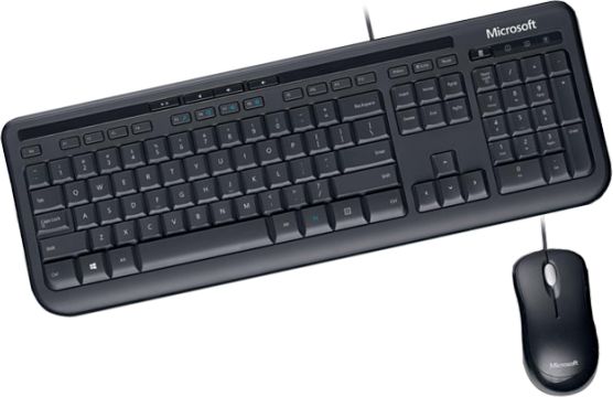Set tastierë dhe mi Microsoft Desktop 600 APB-00008, me kabllo, i zi