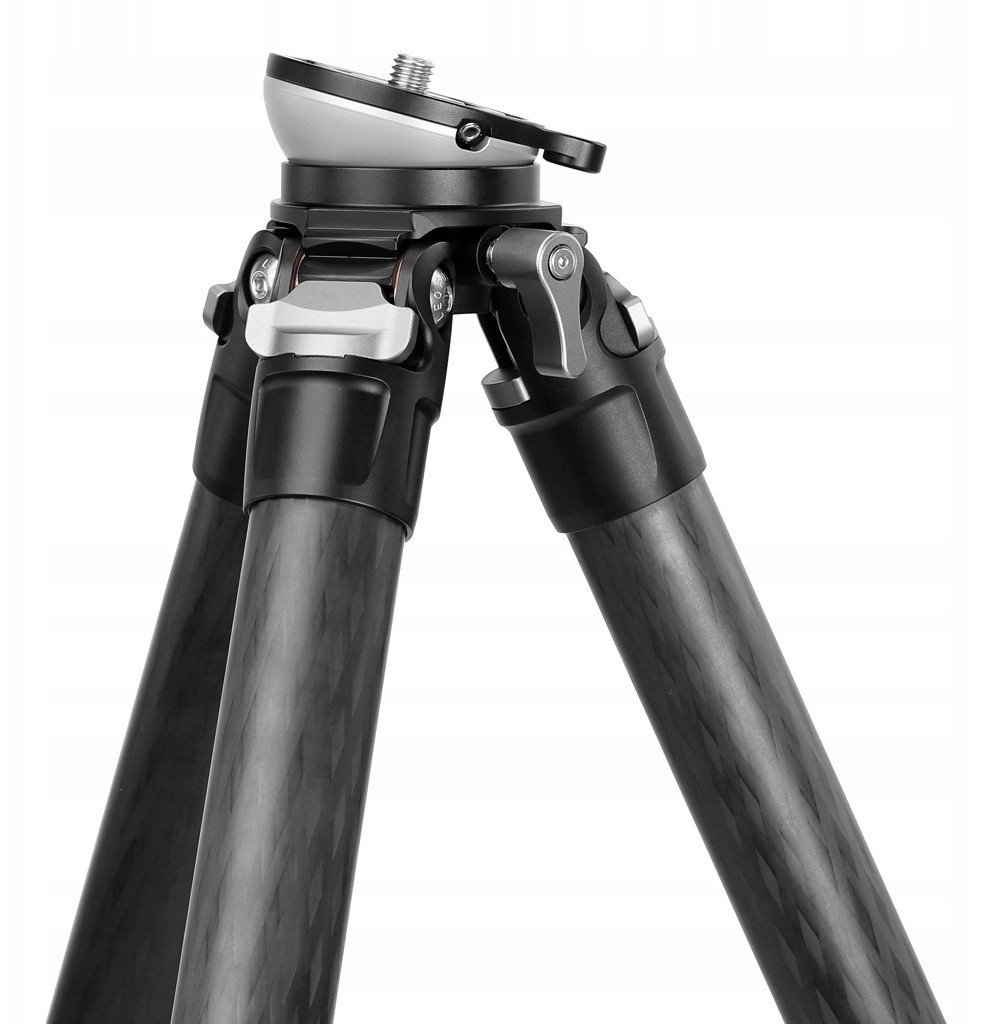 Tripod udhëtimi Leofoto LS-324CEX Pro, bazë niveli e integruar, kapacitet 15 kg, i zi