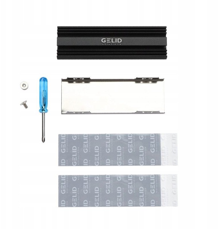 Ftohës SSD M.2 GELID IceCap, për 2280, alumini, gri