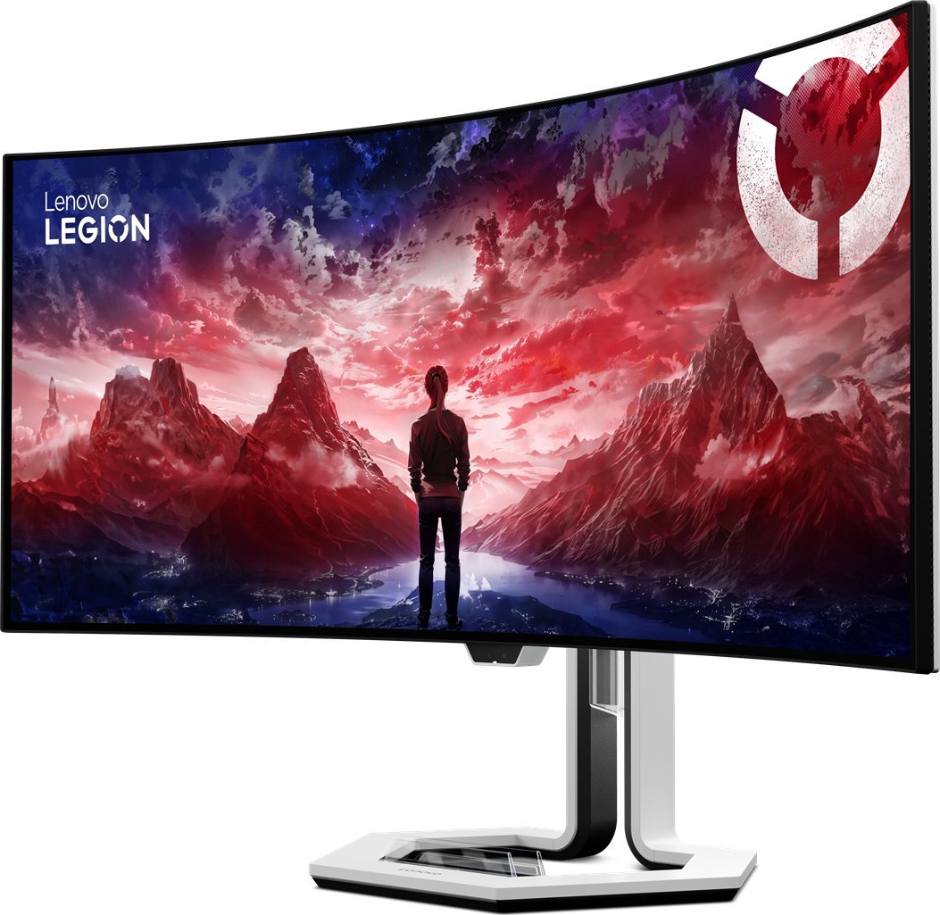 Monitor Lenovo Legion PRO 34WD-10, 34", 240Hz, HDR, i zi/bardhë