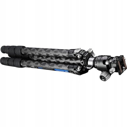 Tripod Leofoto Mr.Q LQ-324C me kokë sferike LH-40, fibra karboni, i zi