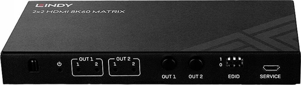 Matriks HDMI Lindy 2x2, 8K60, HDR, i zi