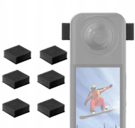 Set sfungjerë mikrofoni PULUZ PU775B, 6 copë, për Insta360 X5 X4 X3, i zi