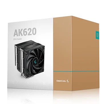 Ftohës DeepCool CPU Cooler AK620, Dual Tower Air Cooler, i zi