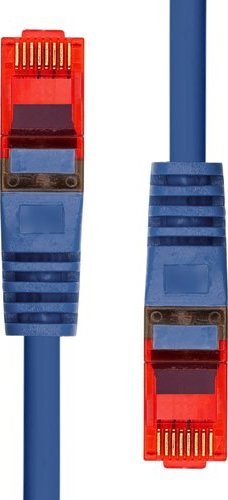 Kabllo rrjeti ProXtend U/UTP CAT6, 0.75m, RJ45, blu