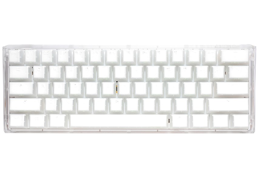 Tastierë Ducky One 3 Mini, Cherry MX Silver, e bardhë