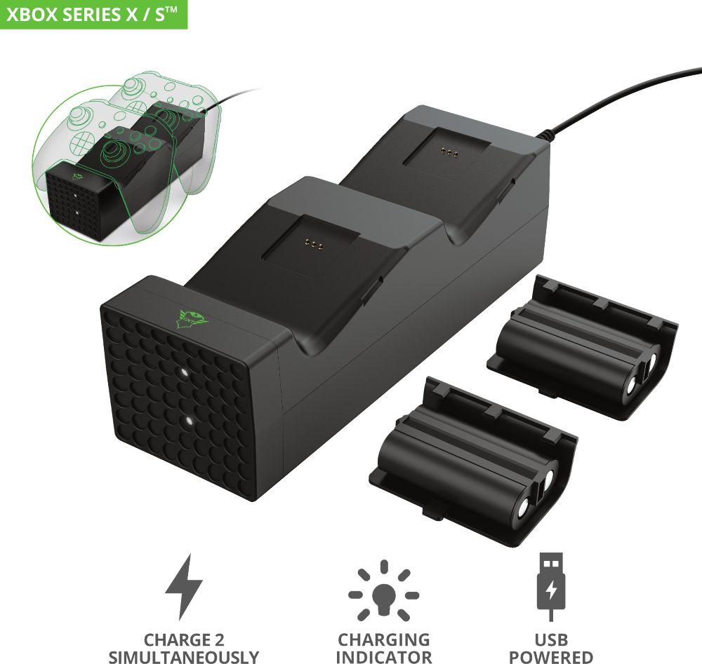 Stacioni i dyfishtë i karikimit Trust GXT250 për pads Xbox Series X / S