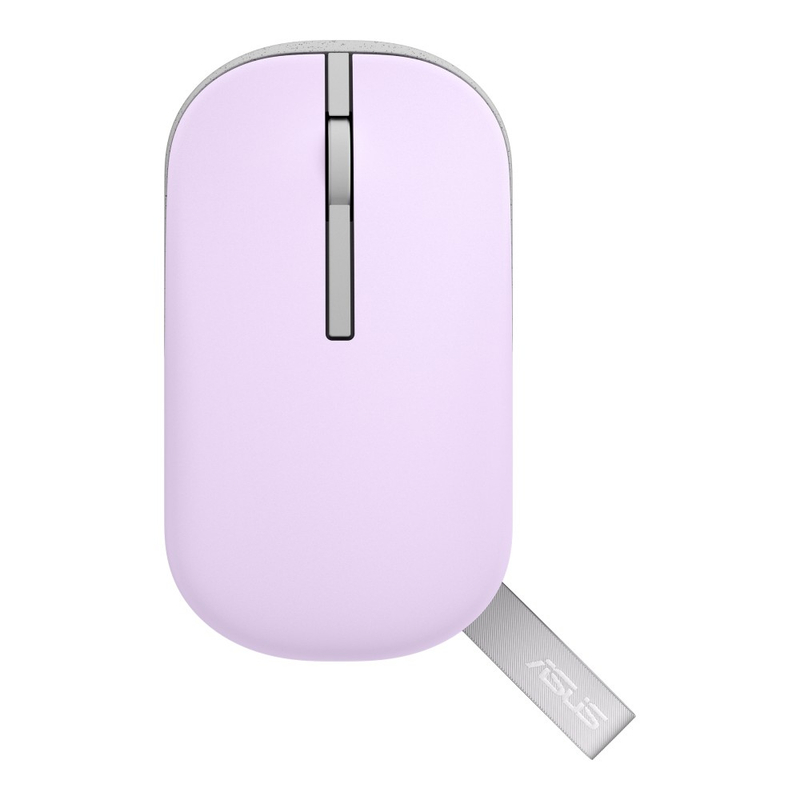 Maus ASUS MD100, optik, 1600DPI, USB + Bluetooth, rozë