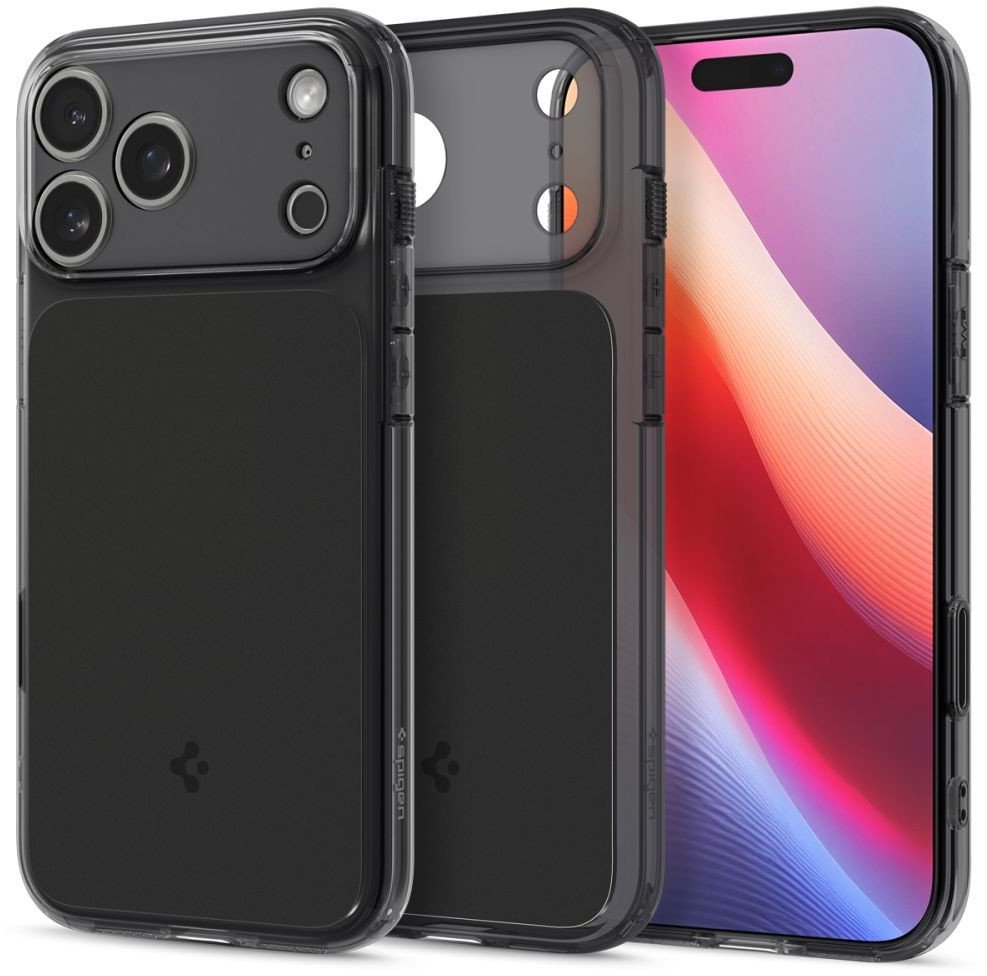 Kallëp telefoni Spigen Ultra Hybrid T MagSafe, për iPhone 17 Pro Max, matte black, i zi