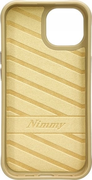 Kapak telefoni Nimmy Cool&amp;Cute 2.0 Cat për iPhone 15 6.1", mbrojtës, ngjyrë khaki