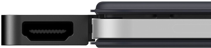 Hub HyperDrive 6në1 USB-C për iPad Pro, gri