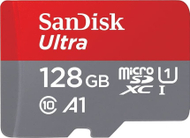 Kartë memorie SanDisk Ultra MicroSD, 128GB, Class 10, me adapter SD