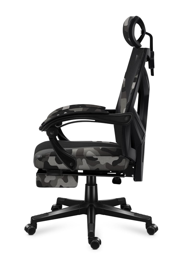 Karrige lojërash Huzaro Combat 5.0 Camo, 140kg, e zezë