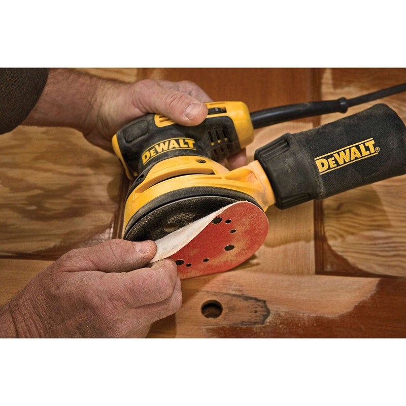 Lëmues orbital Dewalt DWE6423, 280W, 125mm, i verdhë