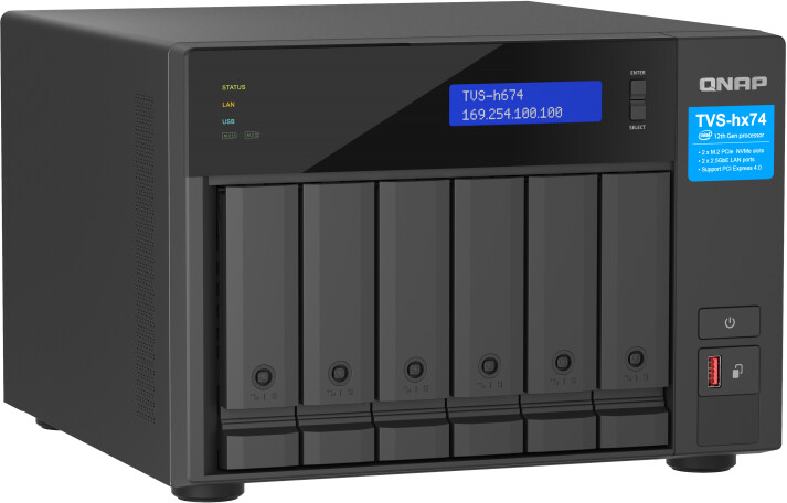 Server NAS QNAP TVS-h674-i3-16G