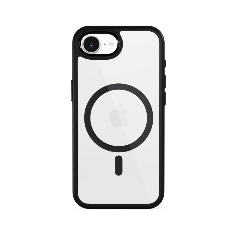 Mbulesë telefoni Epico 93610101300003, 6.06", MagSafe, e zezë transparente