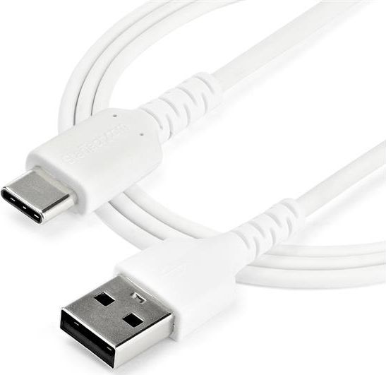 Kabllo USB StarTech.com, USB A në USB-C, 1m, 3A, e bardhë
